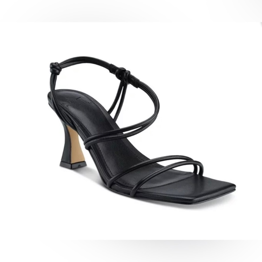 MARC FISHER Black Davia Square Toe Slingback sandal size 8 New